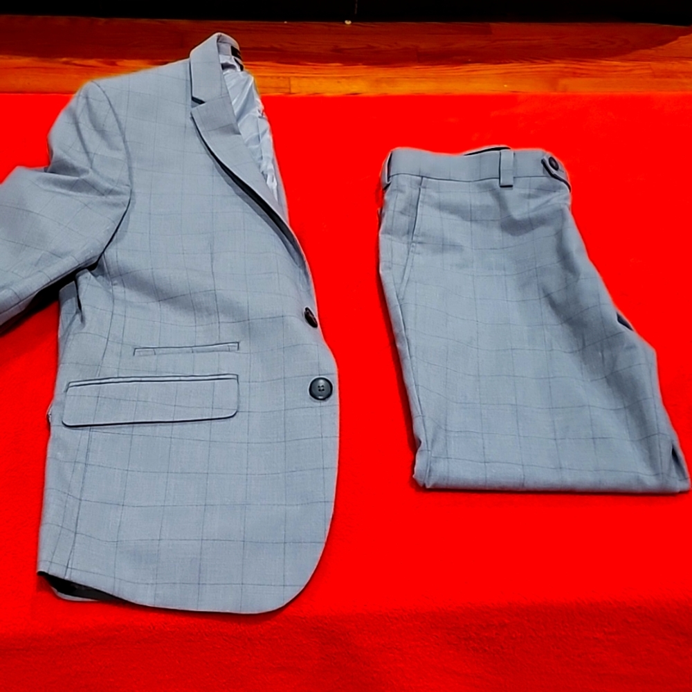 Kids Grey boy Andrew Marc suit for $55